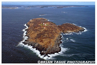 Seguin Island Light - Aerial